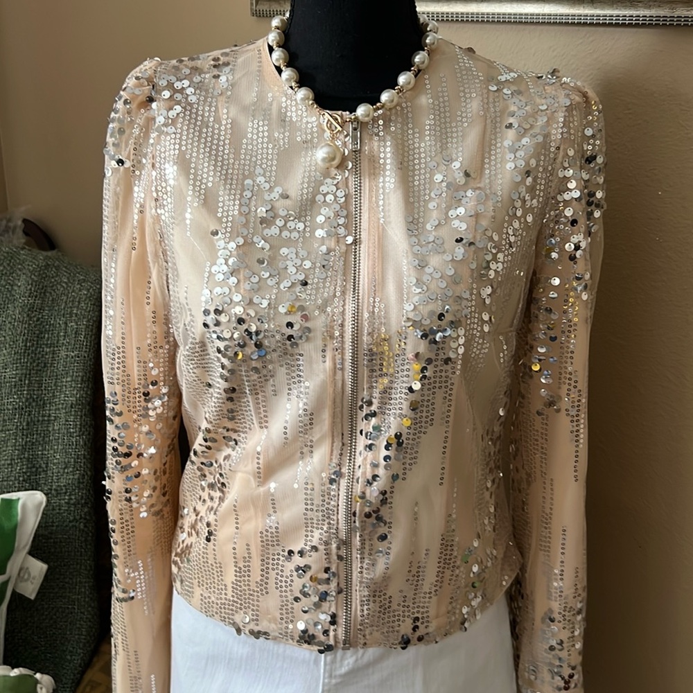 Sequin Embellished Women's Jacket! NWOT
